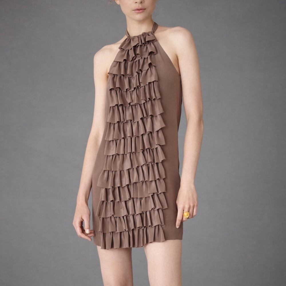 Anthropologie BHLDN va et vien Ruffled Racerback Dress